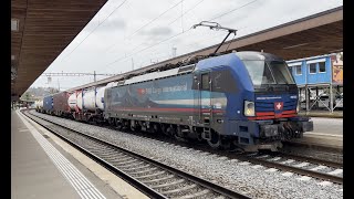 SBB Cargo International 193 533 mit KLV Zug in Bülach [upl. by Langston]