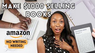 Make 1000 a Month Selling Passive Income Books Online  Feminine Wealth 💰 🌸 [upl. by Gnilyarg]