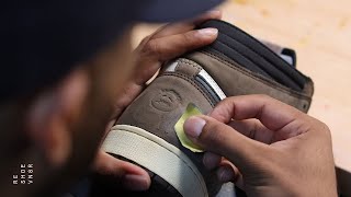 AJ 1 Travis Scott Restored  Tips To Fix Damaged Suede [upl. by Mathew869]