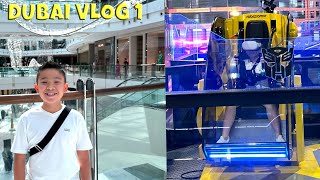 Dubai Vlog 1 Dubai Mall and PLAY DXB VR Theme Park Calvin CKN [upl. by Reiniar]