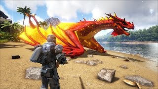 ARK Survival Evolved  Rồng khủng Dragon và Drake xuất hiện trong Map The Island [upl. by Ativak]