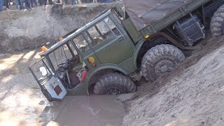 Tatra 813 im Schlamm versenkt Peckfitz 2016 [upl. by Epilif]