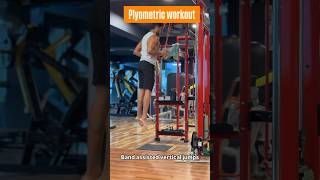 Plyometric workout to improve your vertical and horizontal jumps💯✅ fitness plyometrics jump [upl. by Noremac]