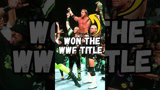 Triple H Won The WWF Title At First Raw Of Year 2000 tripleh rock shorts [upl. by Dominica]