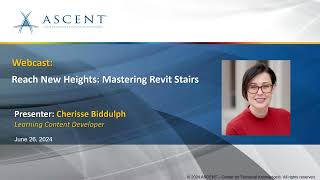 Mastering Stairs in Autodesk Revit 2025 Webcast [upl. by Kuster]