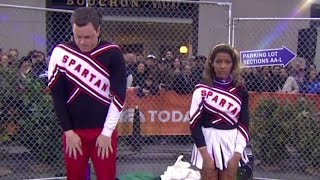 Spartan Cheerleaders Willie Geist Tamron Hall TODAYs SNL Halloween [upl. by Coryden771]