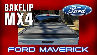 BAKFlip MX4 Tonneau Cover Install  Ford Maverick [upl. by Key]