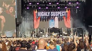 HIGHLY SUSPECT Pink Lullabye Live  AFTERSHOCK FESTIVAL 2024 101124 Sacramento California [upl. by Yelsna893]