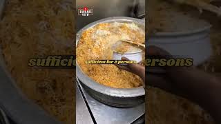 Hyderabad Biryani  Mutton Dum Biryani in Shah Ghouse Restaurant hyderabadfood hyderabad food [upl. by Hcahsem]