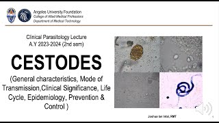 Unit 3 Cestodes Indepth Review [upl. by Sinclair]