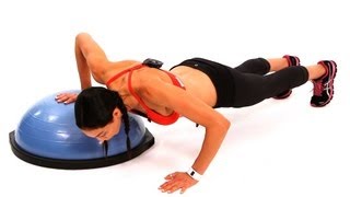 How to Do a PushUp  Bosu Ball Workout [upl. by Azitram]