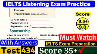 IELTS Listening Practice Test 2024 with Answers Real Exam  434 [upl. by Schwartz]