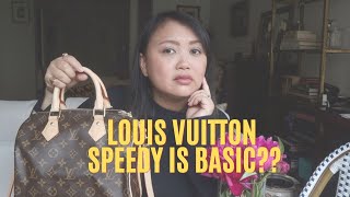 Louis Vuitton Speedy 25 is BASIC  First Impression and What Fits [upl. by Moritz]