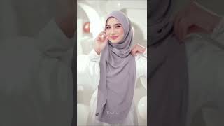 SHAWL Tutorial  Cara Pakai Shawl Labuh Trend Terkini [upl. by Tammie]