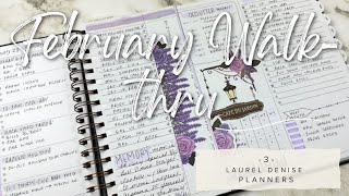 Laurel Denise planner walk thru [upl. by Ezaria662]