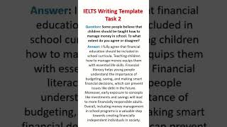 IELTS WRITING TASK 2 EXAMPLE ielts ieltswriting ieltsband9vocabulary [upl. by Drescher]