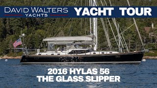 SOLD Hylas 56 2016 THE GLASS SLIPPER Walkthrough  Yacht Tour [upl. by Norrahc]