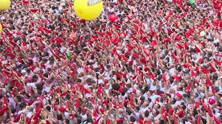 Começa a tradicional Festa de São Firmino de Pamplona  AFP [upl. by Stochmal170]