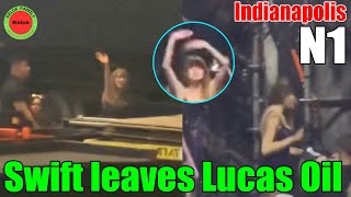 Taylor Swift leaves Lucas Oil Stadium after finishing her N1 Eras Tour in Indianapolis [upl. by Ner]