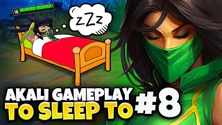 3 Hours of Relaxing Akali gameplay to fall asleep to Part 8  Professor Akali [upl. by Kiran590]