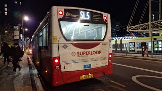 Superloop SL5 To East Croydon ENX9 LJ12BYS [upl. by Alahsal956]