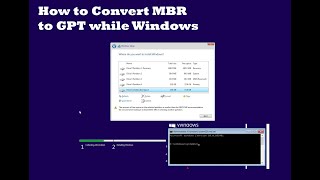 How to Convert MBR to GPT during Windows Installation [upl. by Tim]