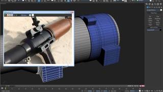 Model a HighPoly RPG Rocket Launcher in 3ds Max  Day 24 [upl. by Auric]