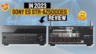 Sony ES STRAZ5000ES 112 Channel 8K Home Theater Receiver Review [upl. by Ozan54]