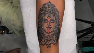 Maa kali tattoo for hand mens  kali tattoo hand face  Kali maa tattoo [upl. by Nnairahs]