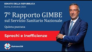 7° Rapporto GIMBE sul SSN  Quinta puntata Sprechi e inefficienze [upl. by Eselahc]