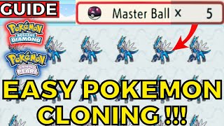 How to Clone Pokemon and Items EASILY Guide in Brilliant Diamond Shining Pearl BDSP [upl. by Colburn528]