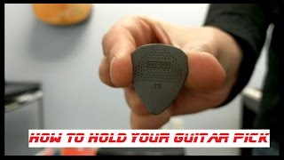 How To Hold Your Guitar Pick Lesson for Beginners [upl. by Liamsi675]