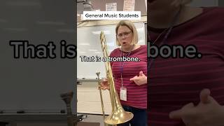 Tuba trombone same thing band banddirector trombone tuba bandinstrument music musicteacher [upl. by Neelloj]