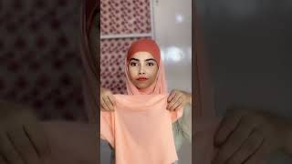 Hijab tutorial 🥰 হিজাব পরার টিউটোরিয়াল 🥰 hijabfashionstyle easyhijabtutorial hairstyle [upl. by Einnaj]