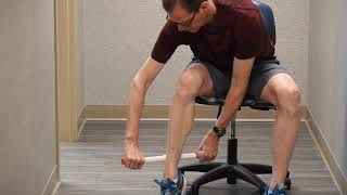 How to use a massage stick to loosen tight calf muscles [upl. by Helmer]