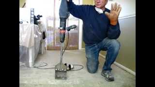 How to Remove tile mastic or thinset the easy way  Be Your Own Handyman  Home [upl. by Hortensia]