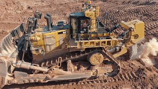 Massive Cat D11T Dozer Pushing Gravel shorts [upl. by Niraa]