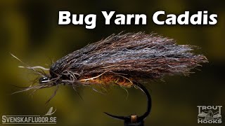 Bug Yarn Caddis  Flugbindning  Svenskaflugorse [upl. by Harret]