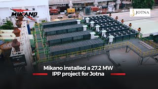 Project highlight Mikano International installed a 272 MW IPP project for JOTNA [upl. by Satsok]