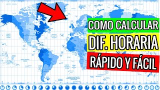 HORARIO UNIVERSAL Hora UTC o GMT Como CALCULAR DIFERENCIA HORARIA Que son los HUSOS HORARIOS [upl. by Ynohtnaluap]