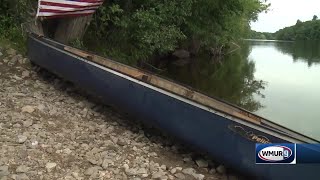 4 adults 1 child make it to safety after canoe capsizes [upl. by Acinorev395]