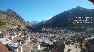 Timelapse 14112024  Webcam Casa Ciajeole  Moena Val di Fassa Dolomiti [upl. by Maro333]