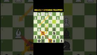 DEADLY OPENING TRAPPED DEADLY OPENING TRAPPED chess chesstraps chessopenings chessurdu [upl. by Comras210]