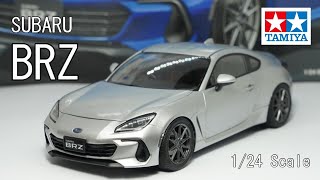 SUBARU BRZ 124 scale TAMIYA [upl. by Ayrolg]