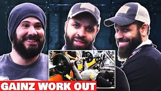 Crowder amp Hodgetwins Gym Workout [upl. by Pontias]