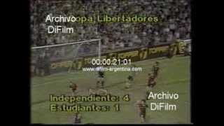 Independiente vs Estudiantes La Plata  Copa Libertadores 1984 [upl. by Acinorahs]