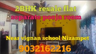 SDR118 2bhk eastfacing vignanschool Nizampet poojaroom kukatpally jntu miyapur 9032162216 [upl. by Euseibbob]