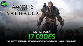 ASSASSINS CREED VALHALLA Cheats Add Skillpoints Godmode Easy Kills   Trainer by PLITCH [upl. by Larok]