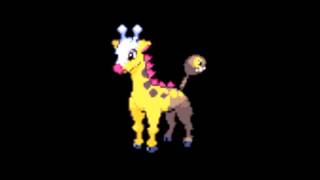 Pokemon Cries  203 Girafarig [upl. by Yatzeck]