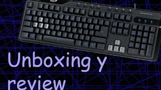 Unboxing y review  Teclado retroiluminado  Genius kb g225 [upl. by Snoddy]